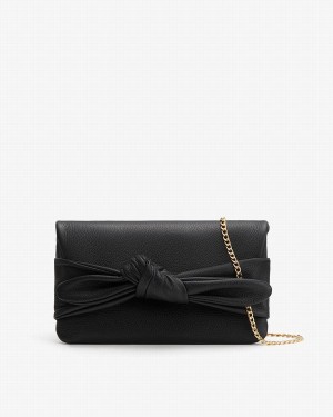 Poșete Cuyana Bow Dama Negrii | AXK2649QJ
