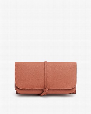 Portofel Cuyana Travel Beauty Roll Dama Rosii Maro | SLC3154OI