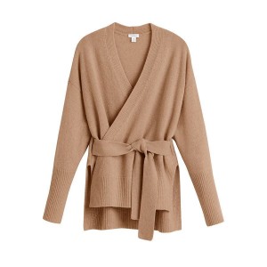 Pulovere Cuyana Cashmere Soft Wrap Dama Maro | KEI4293FD