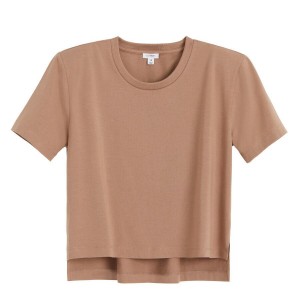 Tricouri Cuyana Căptușită Shoulder Cropped Tee Dama Kaki | AWE2396ZK