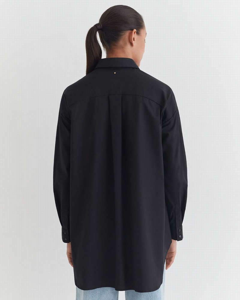 Camasa Cuyana Poplin Oversized Dama Negrii | XCX897YG