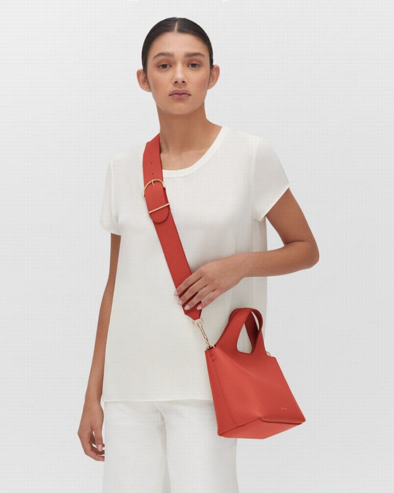 Geanta Tote Cuyana Mini System Dama Corai Inchis | LJO8825ZZ