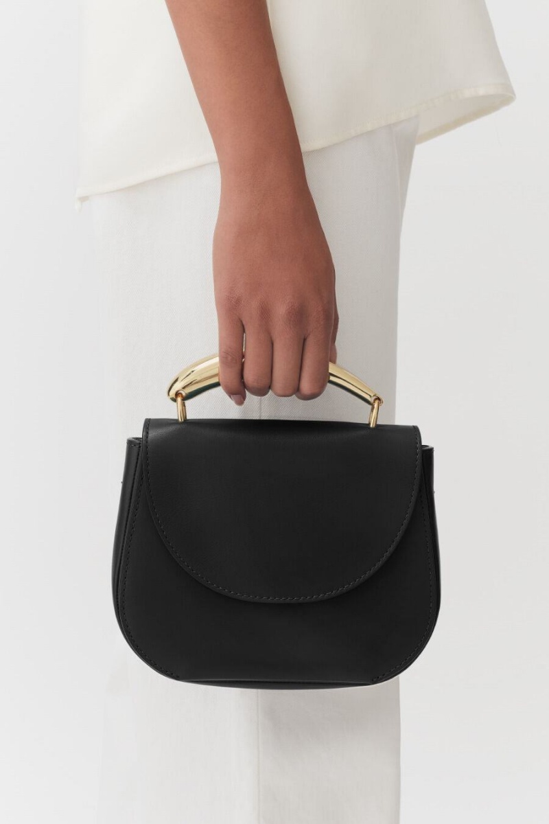 Geanta Tote Cuyana Sculpted Handle Dama Negrii | QYU89AM