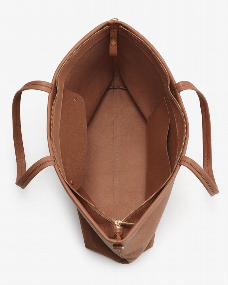 Geanta Tote Cuyana Small Easy Fermoar Dama Maro | RAS5669XE
