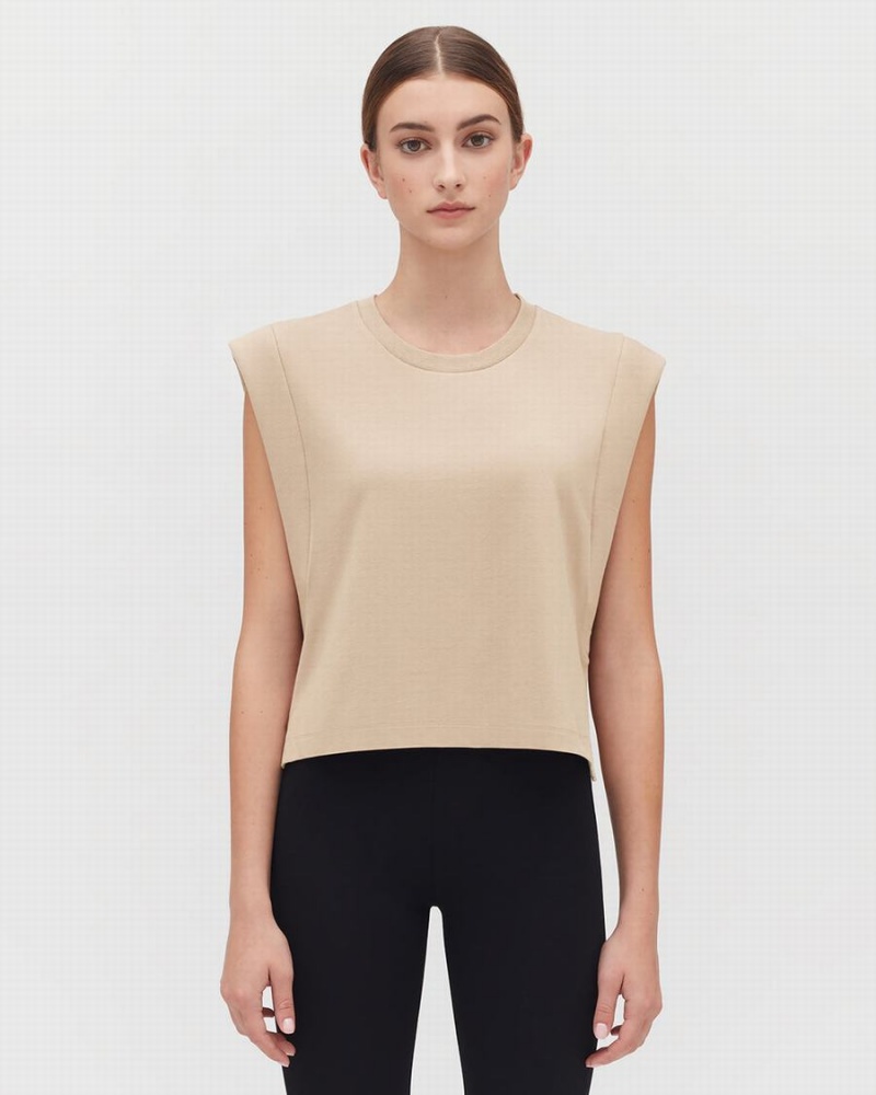 Maiouri Cuyana Cropped Dama Albi Albi | VVQ4810YL