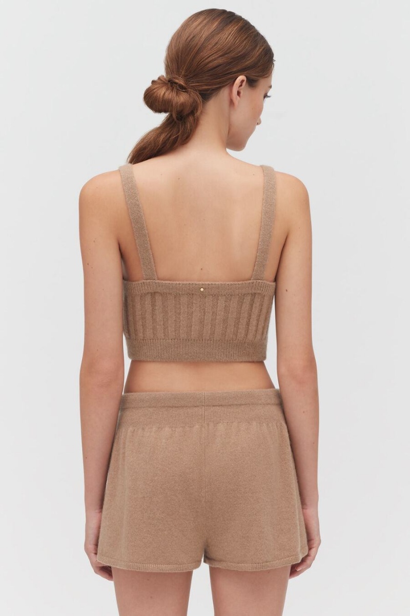Maiouri Cuyana Single-Origin Cashmere Bralette Dama Maro | MSI9711IK