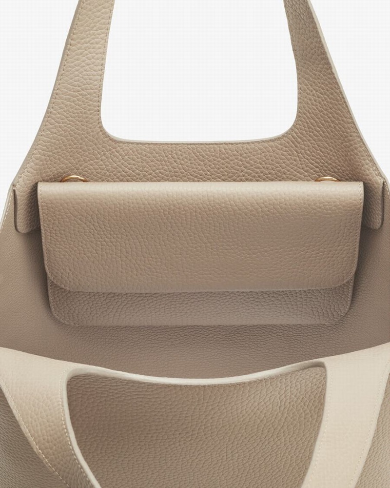 Poșete Cuyana System Flap Dama Gri | OHY369CQ