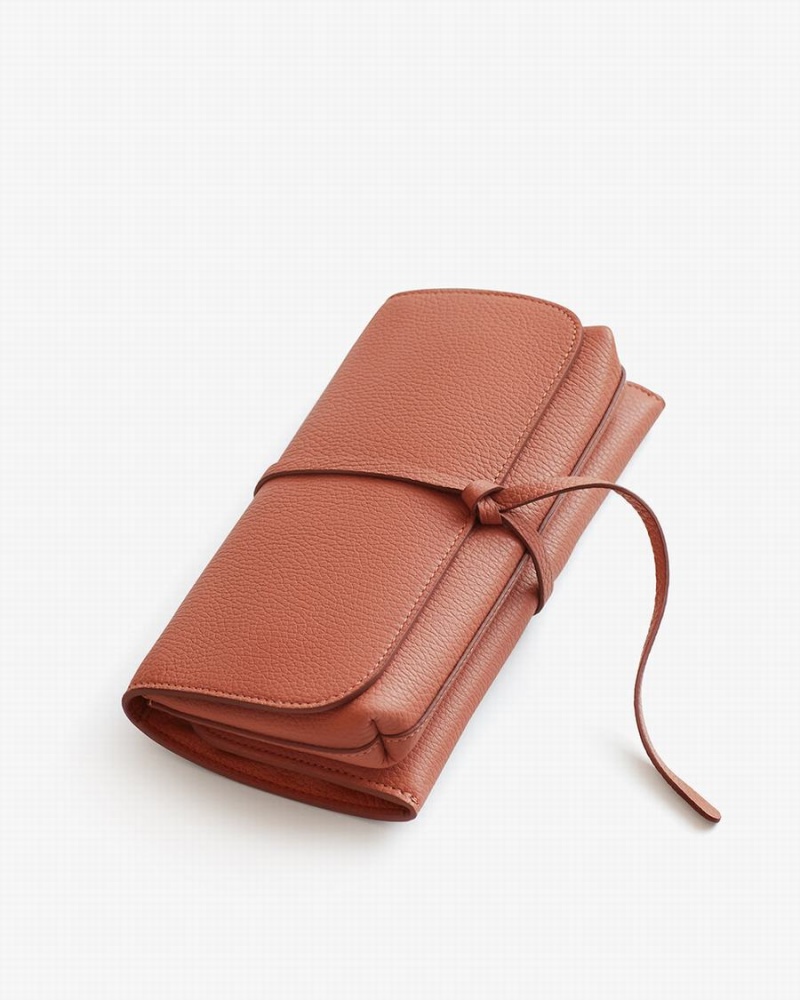 Portofel Cuyana Travel Beauty Roll Dama Rosii Maro | SLC3154OI