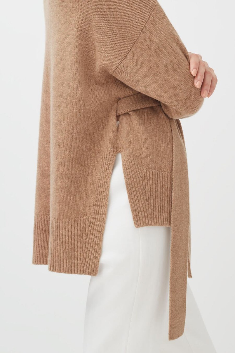 Pulovere Cuyana Cashmere Soft Wrap Dama Maro | KEI4293FD