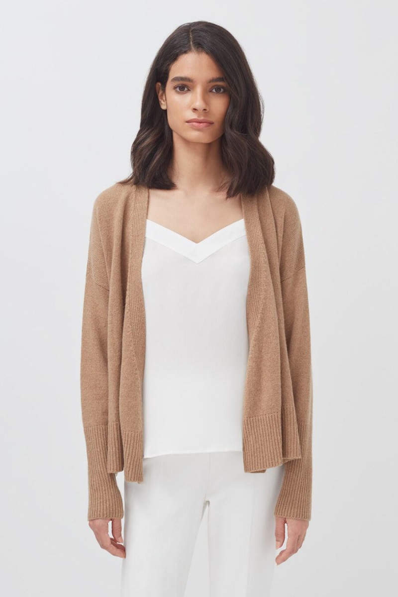Pulovere Cuyana Cashmere Soft Wrap Dama Maro | KEI4293FD