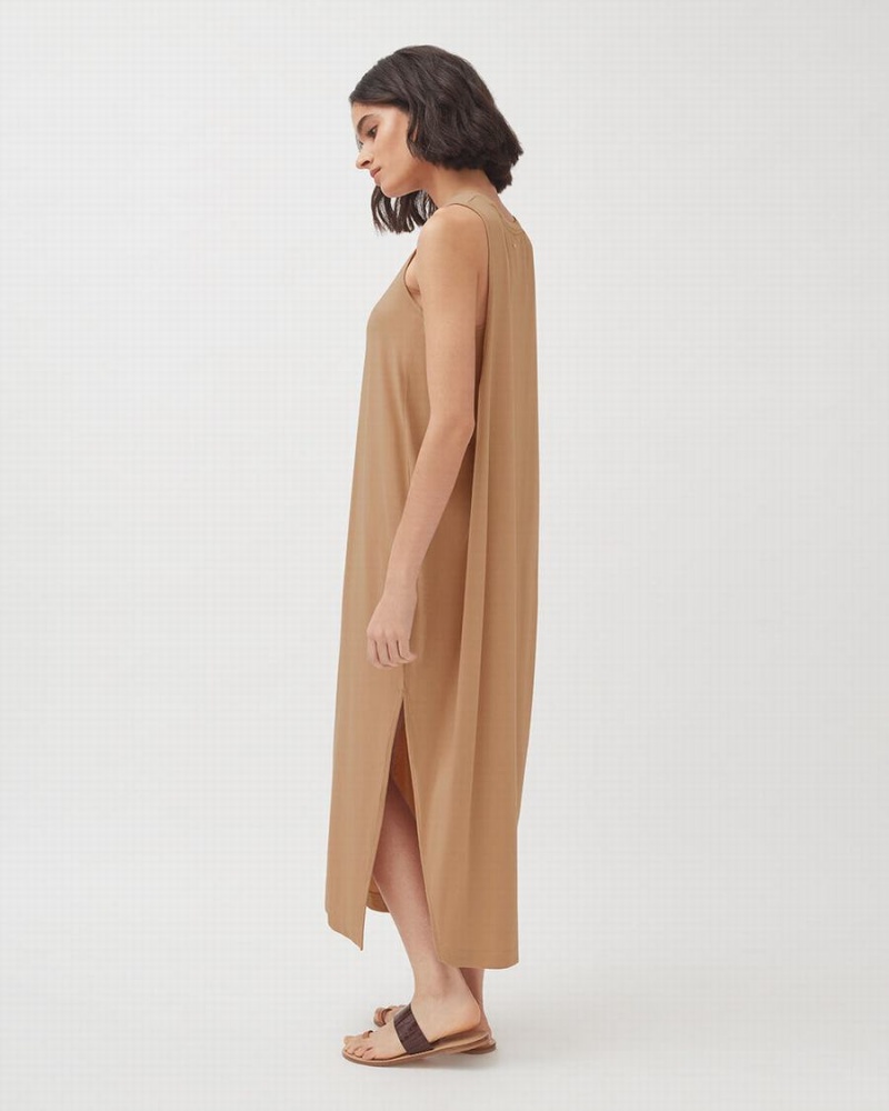 Rochie Cuyana Drape-Back Dama Maro | UQX6242OT